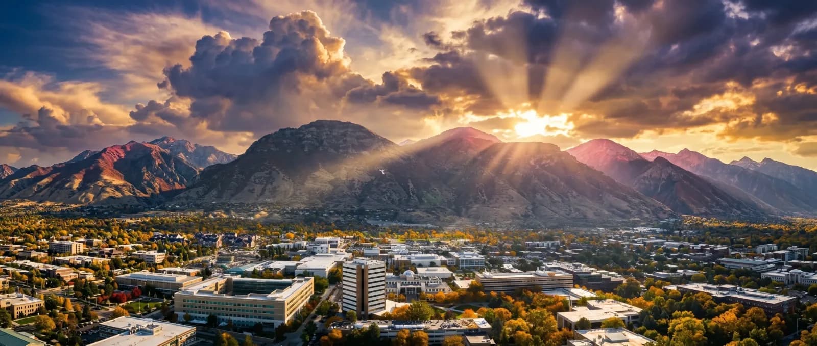 Y Mountain overlooking Brigham Young University