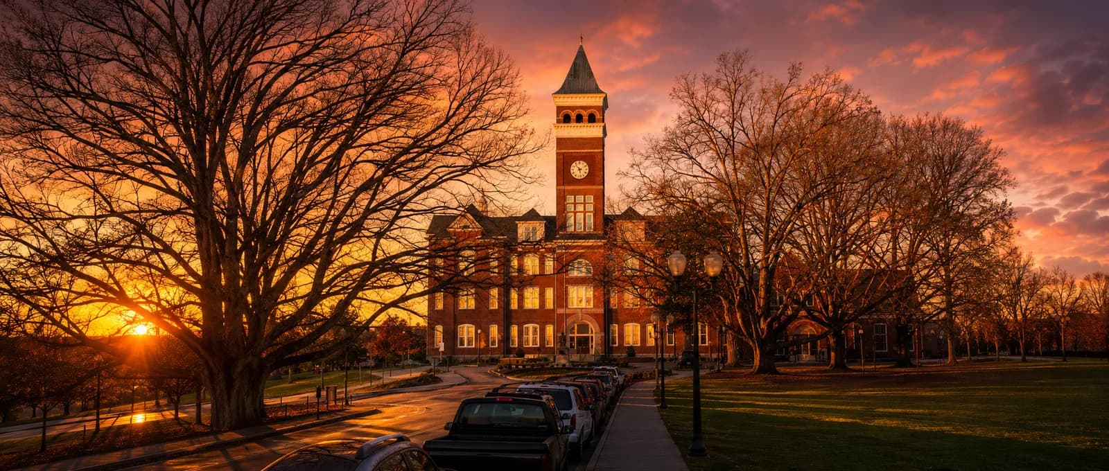 Tillman Hall Bowman Field at Clemson University