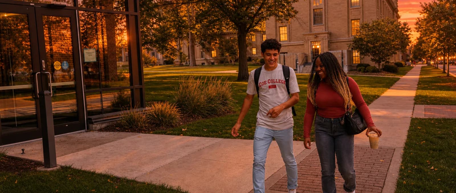 Campus Walk at Coe College
