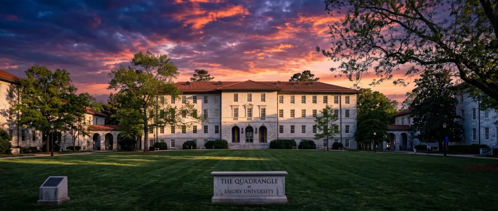 The quadrangle at Emory University