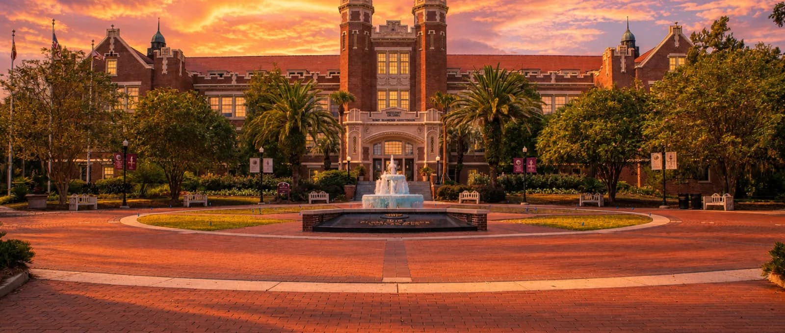 Westcott Building Fountain at Florida State University