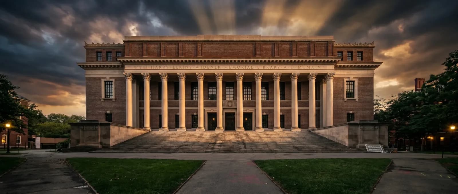 Widener Library at Harvard University