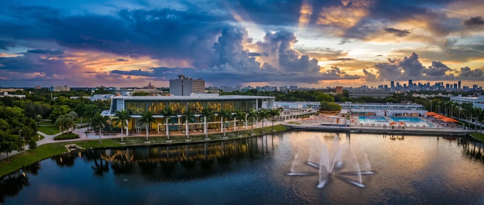 Lake Osceola at the University of Miami